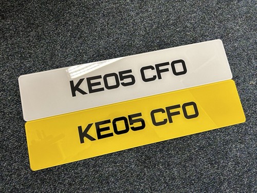 Printed 40mm metro font number - printed,
