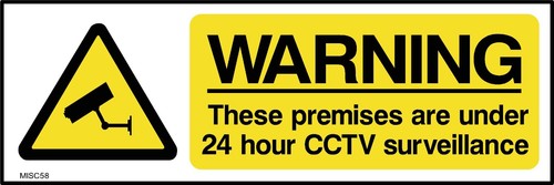 Warning these premises are - these,
