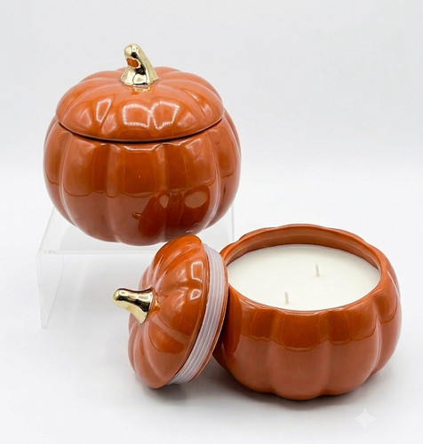 Pumpkin spice scented wax jar - spice,
