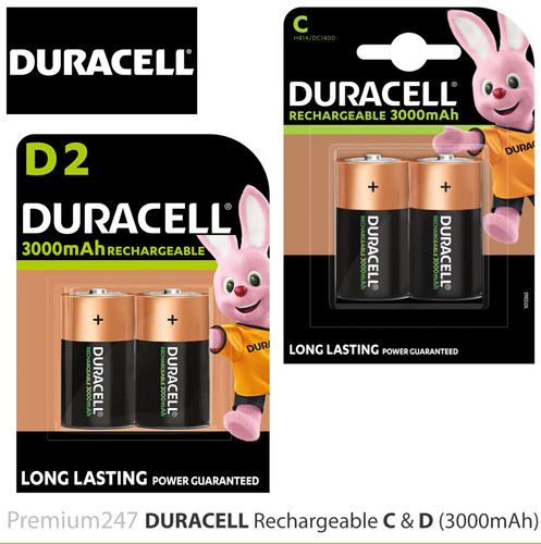 Duracell d size - c,