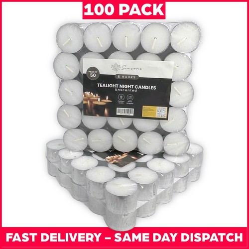 100 tea light candles - 100,