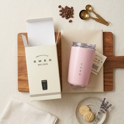 Smeg wall mug 320ml - 320ml, pink