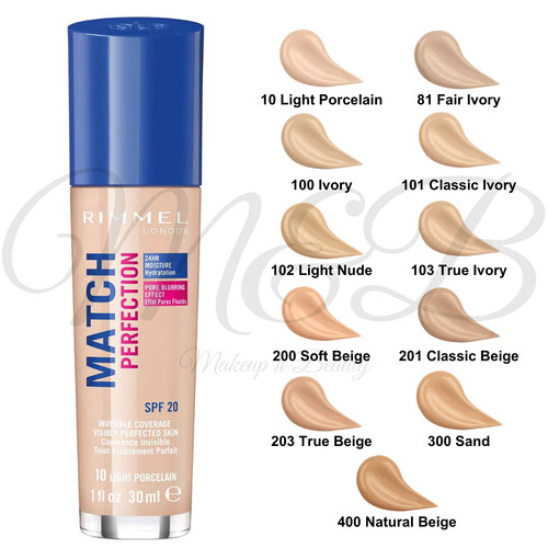 Rimmel match perfection 24hr - match,
