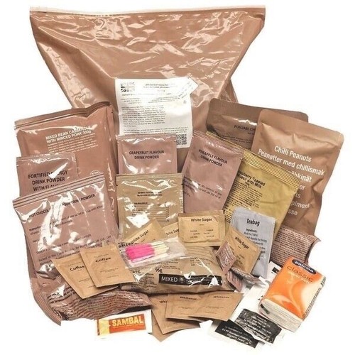British army ration packs - british,