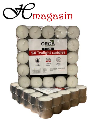 100 tea night lights candles - night,