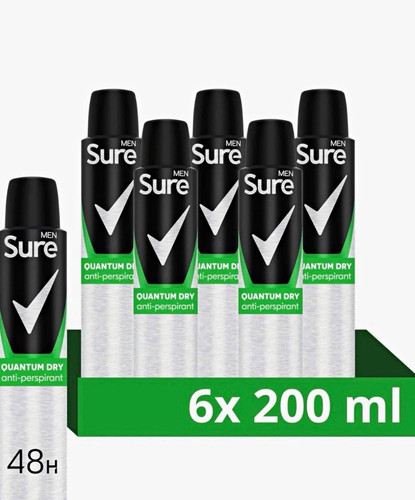 Sure men quantum dry 48hr - sure,
